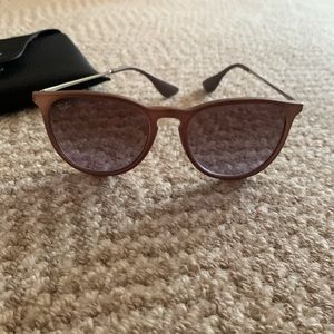Ray-Ban Erika Women/Unisex Sunglasses - Sand/Tan